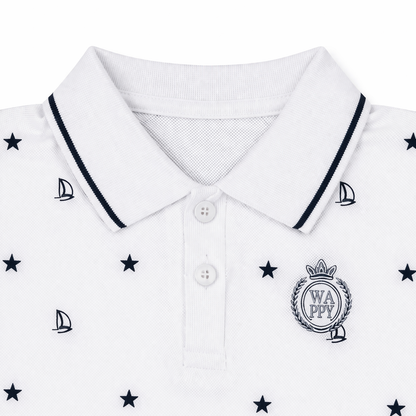 Nautical Print Polo