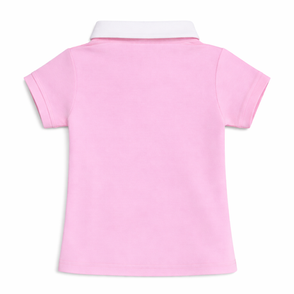 Pink Classic Collar Polo Tee
