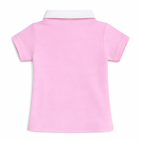 Pink Classic Collar Polo Tee
