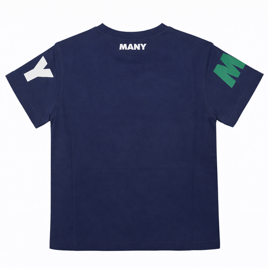 Boys Navy “Many & Many” Graphic T-Shirt