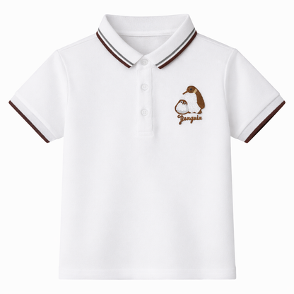 White Penguin Embroidered Polo Tee