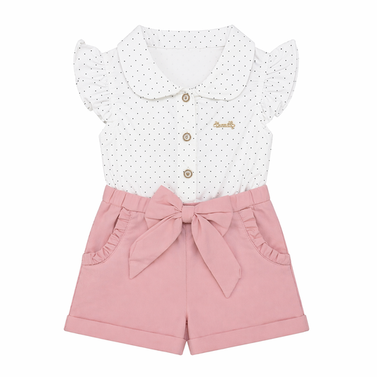 Polka Dot Bow Set