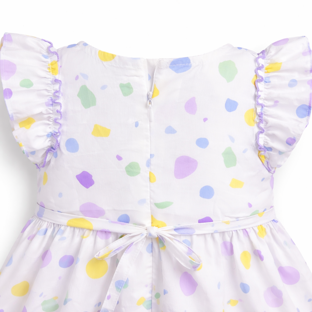 Pastel Confetti Flutter Dress