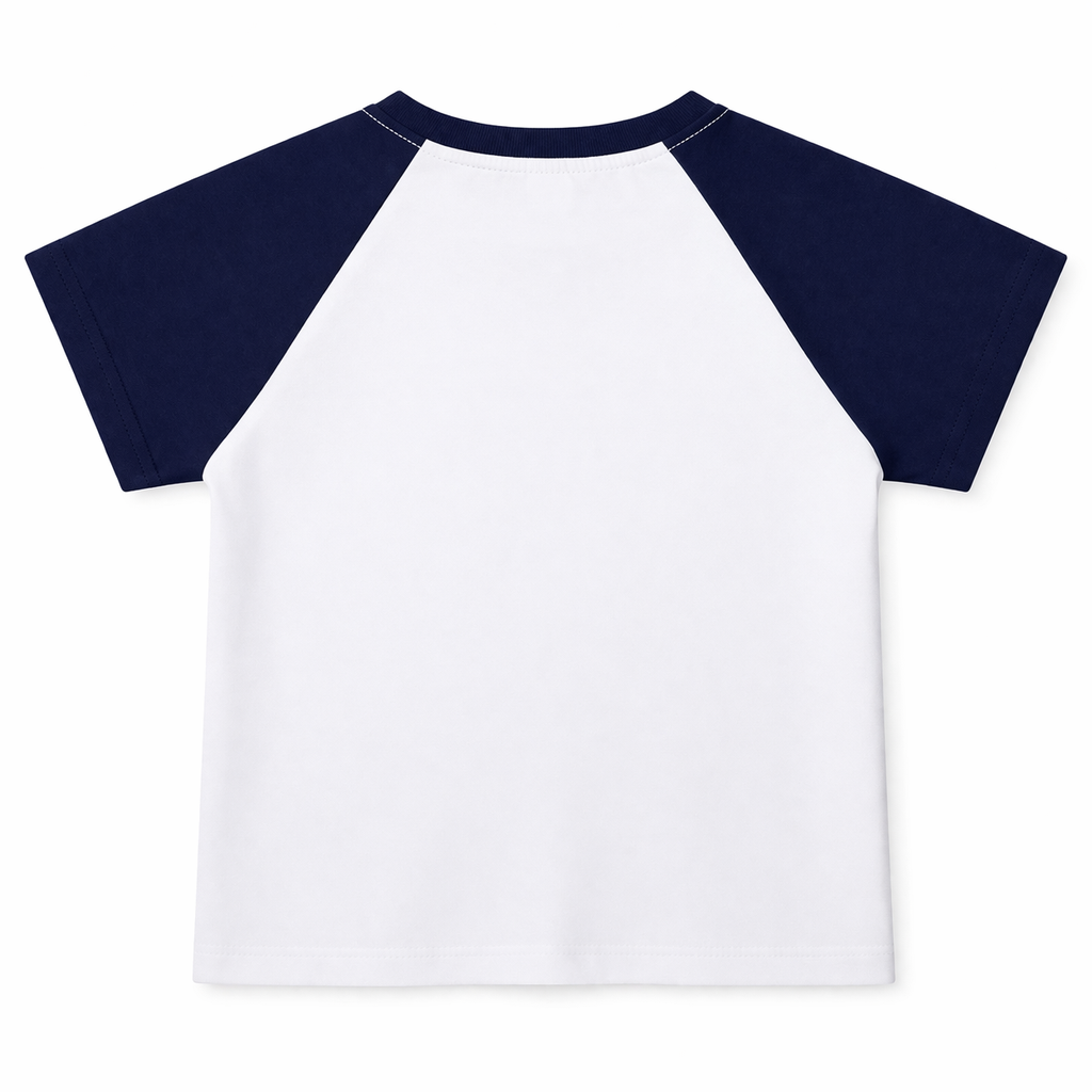 Bear Graphic Tee & Denim Shorts Set