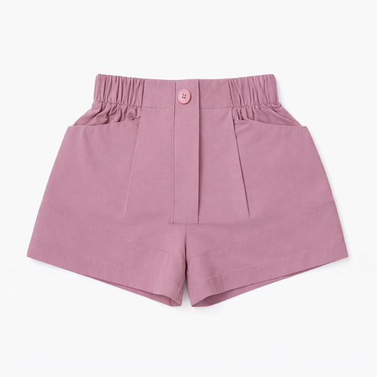 Classic Dusty Rose Casual Shorts