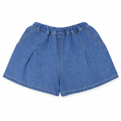Denim Frill Sleeve Coord Set
