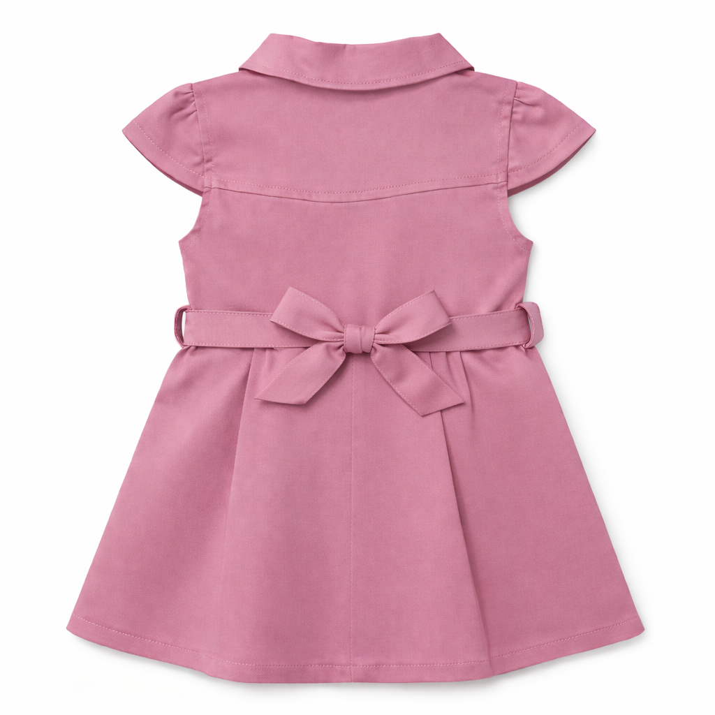 Rose Utility Shirt Dress