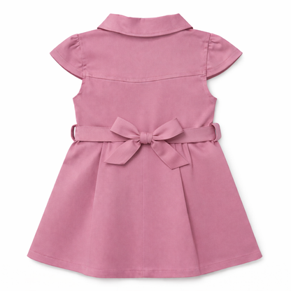 Rose Utility Shirt Dress