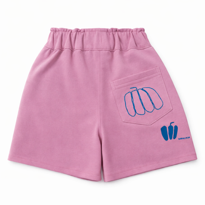 Graphic casual shorts