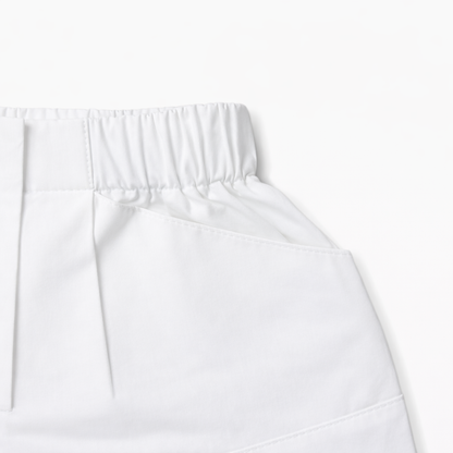 Classic White Casual Shorts