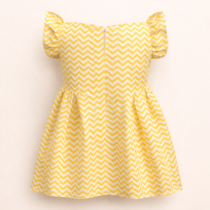 Sunshine Zigzag Flare Dress