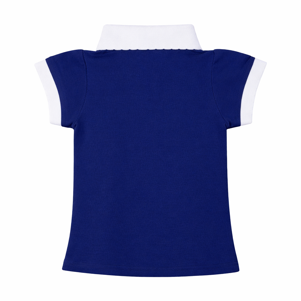 Classic Blue Collar Polo Tee