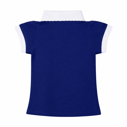 Classic Blue Collar Polo Tee