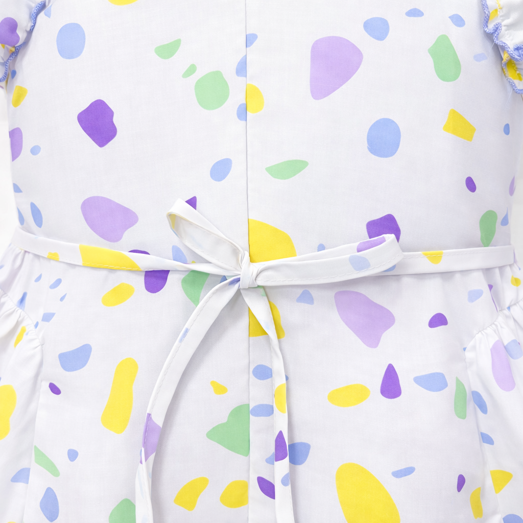 Pastel Confetti Flutter Dress