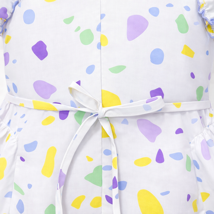 Pastel Confetti Flutter Dress