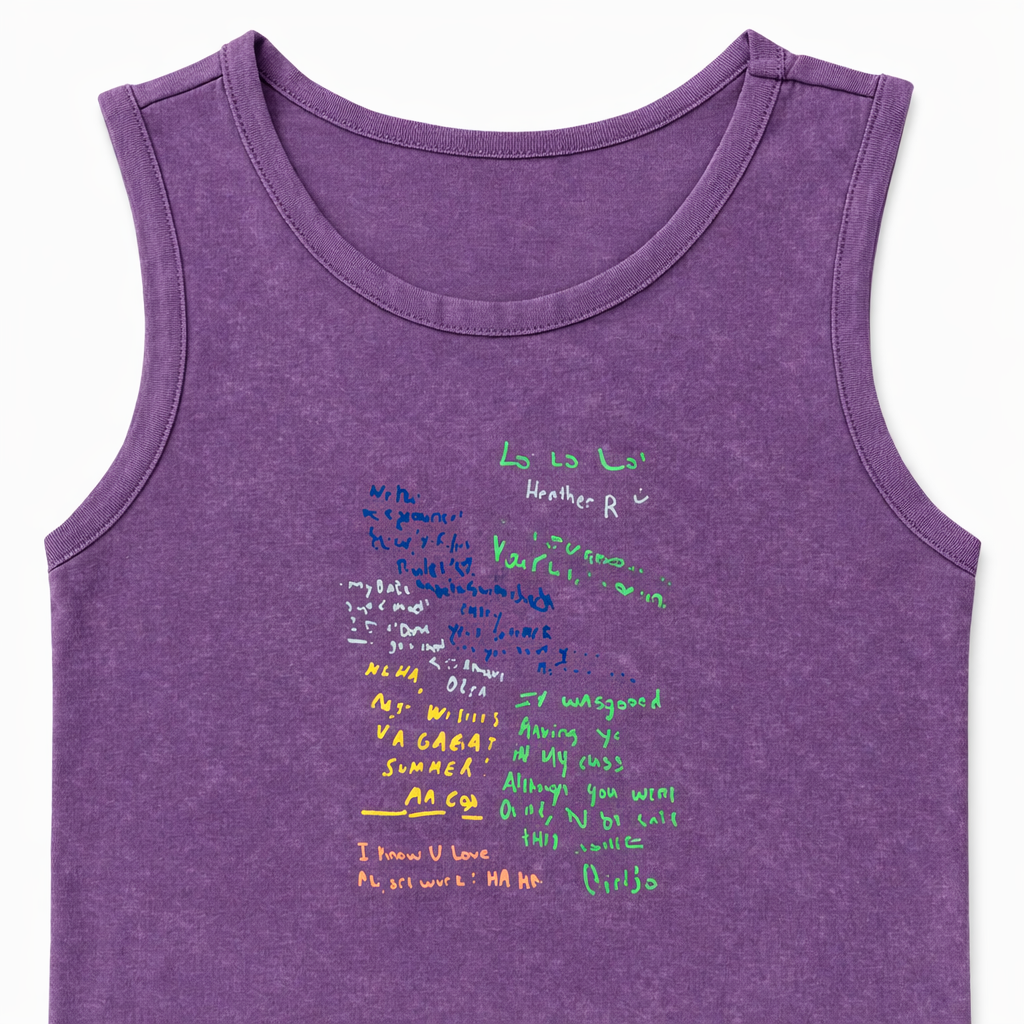 Vintage Wash Purple Tank