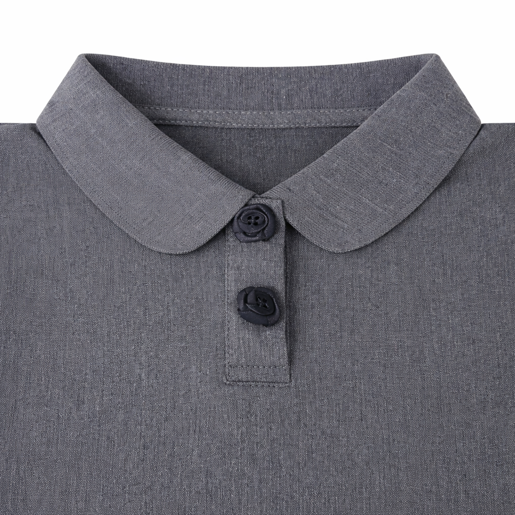 Classic Grey Collar Coord Set