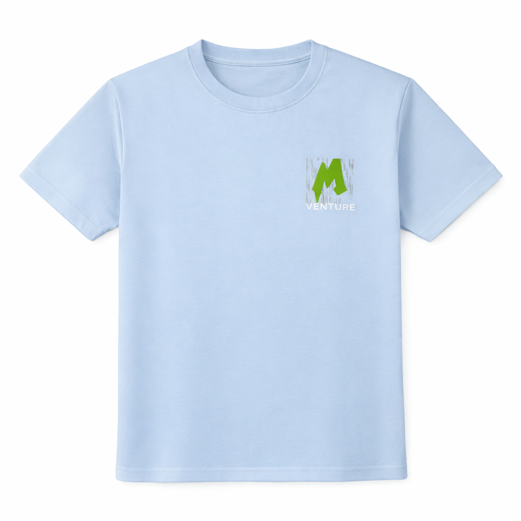 Light Blue “M Venture” Graphic T-Shirt