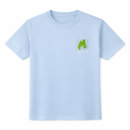 Light Blue “M Venture” Graphic T-Shirt