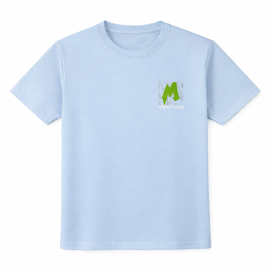 Light Blue “M Venture” Graphic T-Shirt