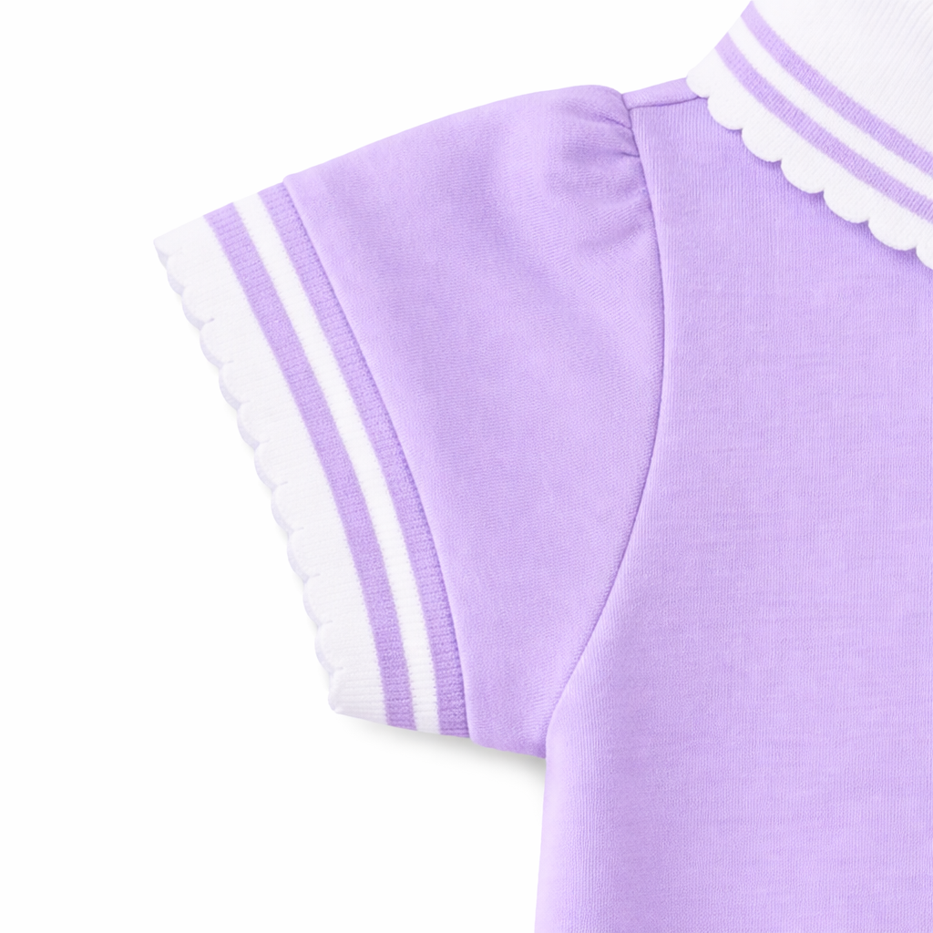 'Beautiful' purple Polo Tee