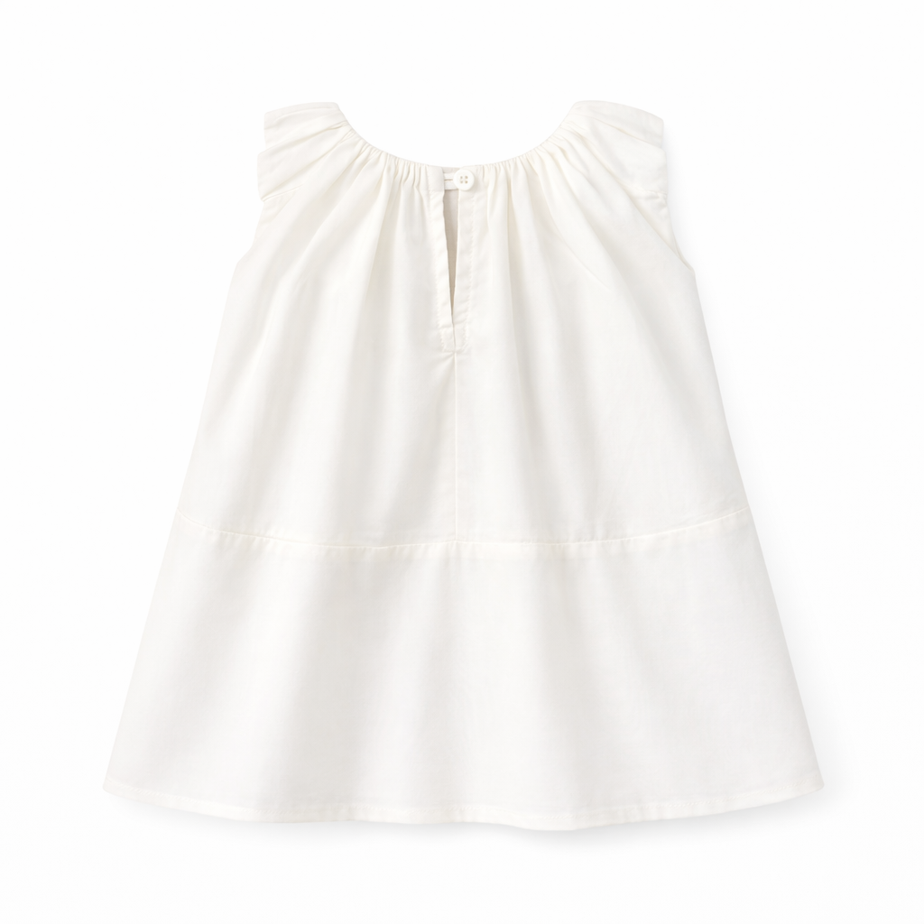 Sweet white Kitty Bow Dress