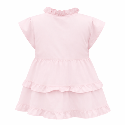 Blush pink ⁠Ruffle Top & Pant Set