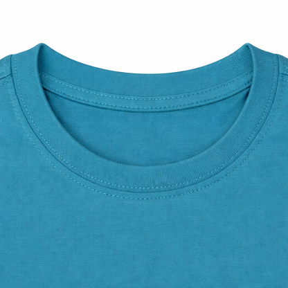 Blue “Move On” Graphic Tee