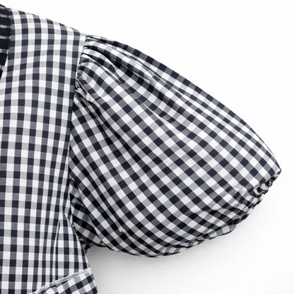 Classic Gingham Ruffle top