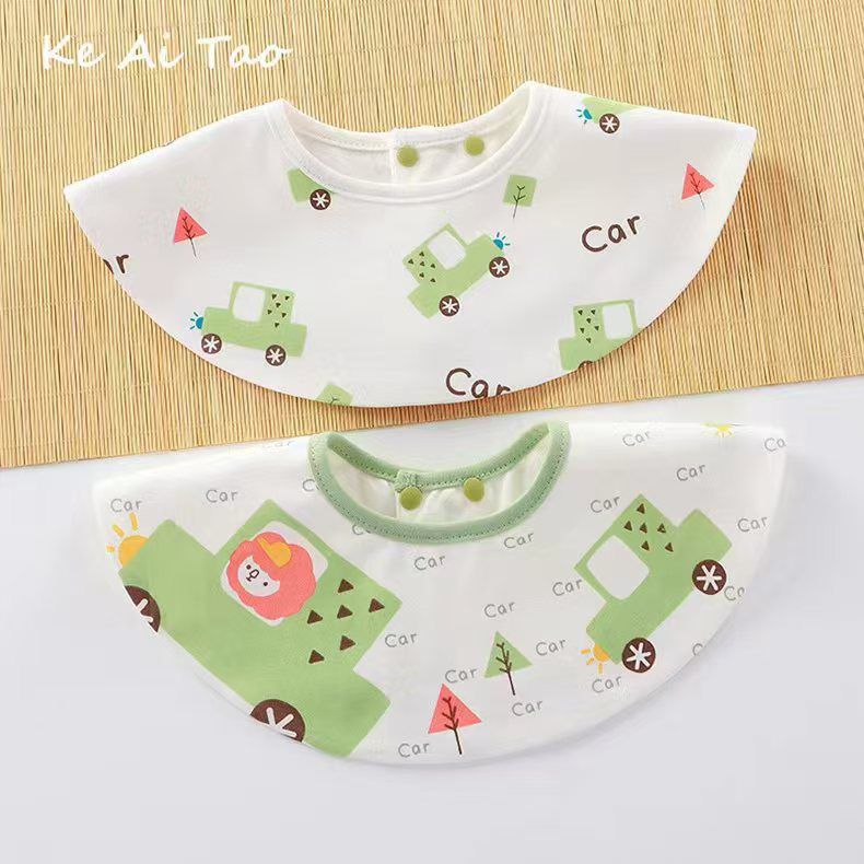 Green Car Bib Set