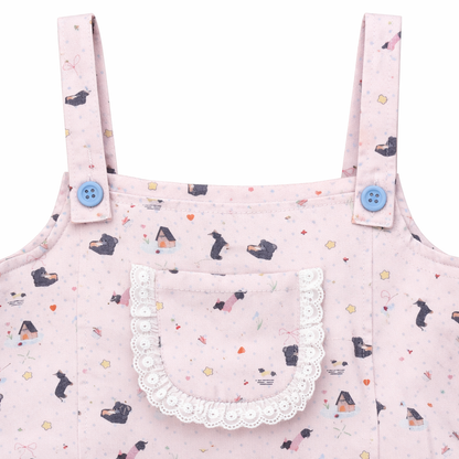 Pink Pinafore Set