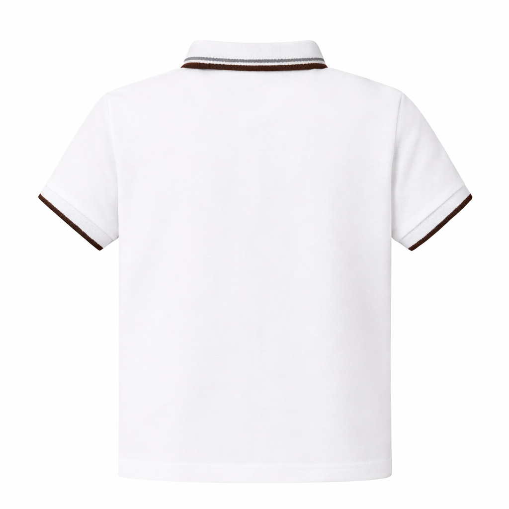 White Penguin Embroidered Polo Tee
