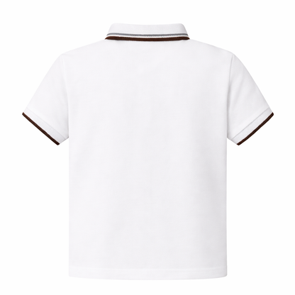 White Penguin Embroidered Polo Tee