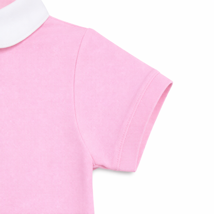 Pink Classic Collar Polo Tee