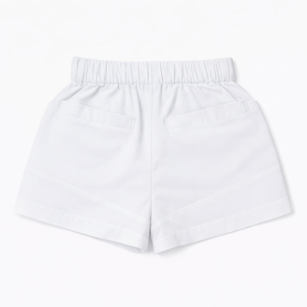 Classic White Casual Shorts