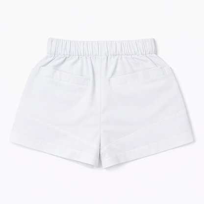 Classic White Casual Shorts