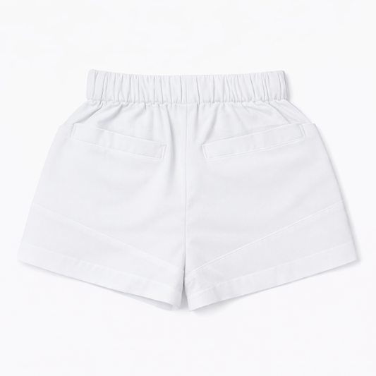 Classic White Casual Shorts