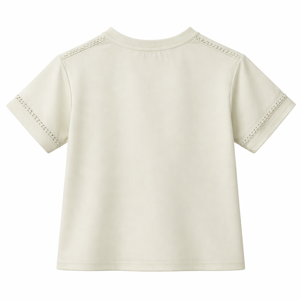 Mint crochet Pocket Tee