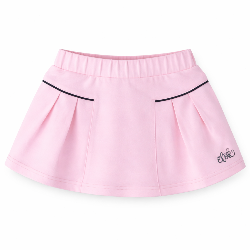 ⁠Pink Sailor Collar Skirt Set