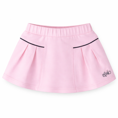 ⁠Pink Sailor Collar Skirt Set