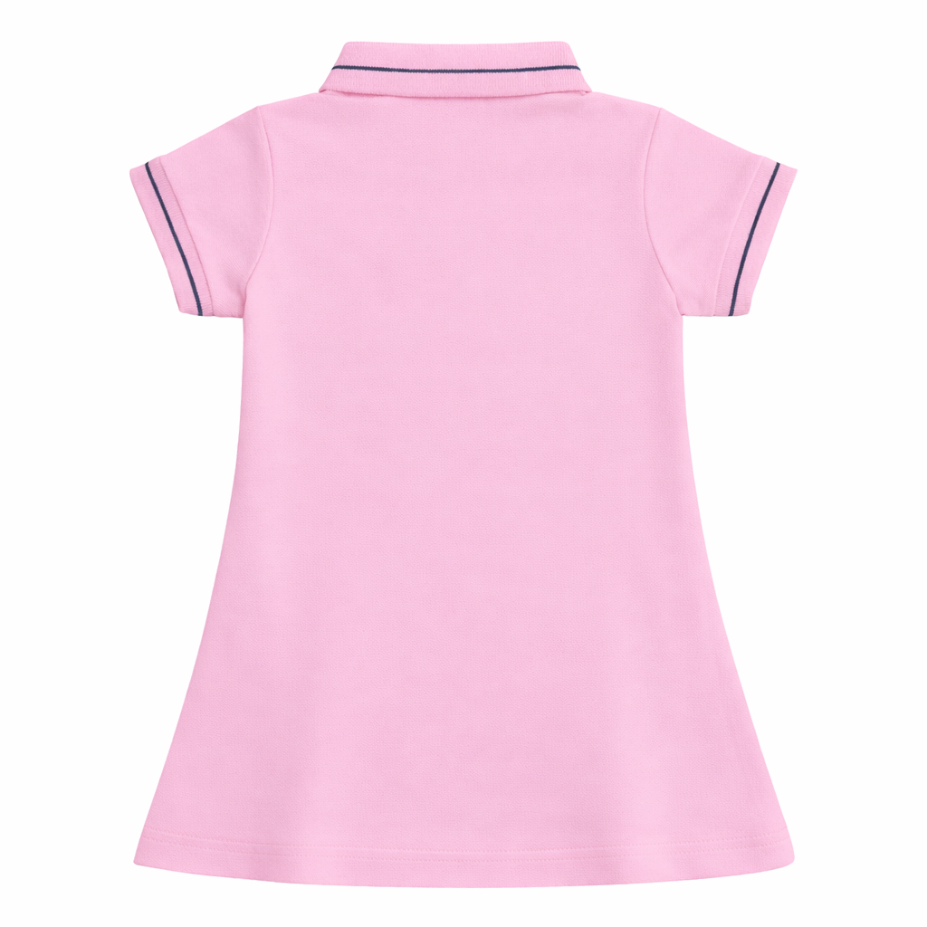 pink Royal Crest Polo Dress