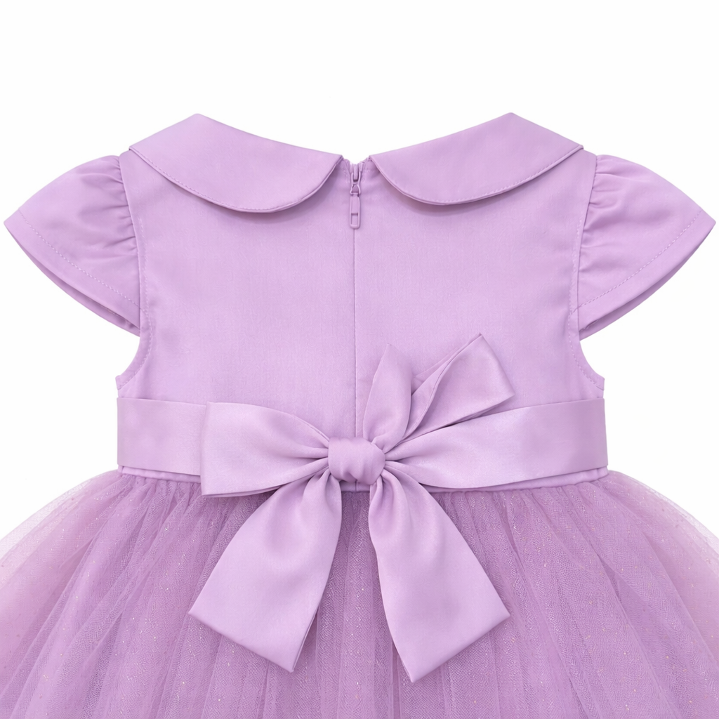 Purple Sparkle Party Dress