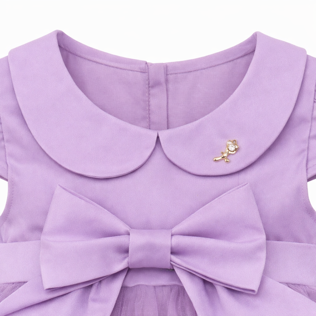 Purple Sparkle Party Dress