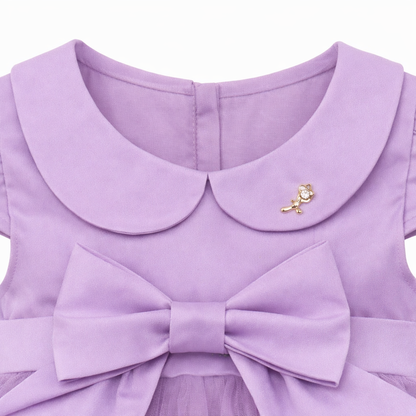 Purple Sparkle Party Dress