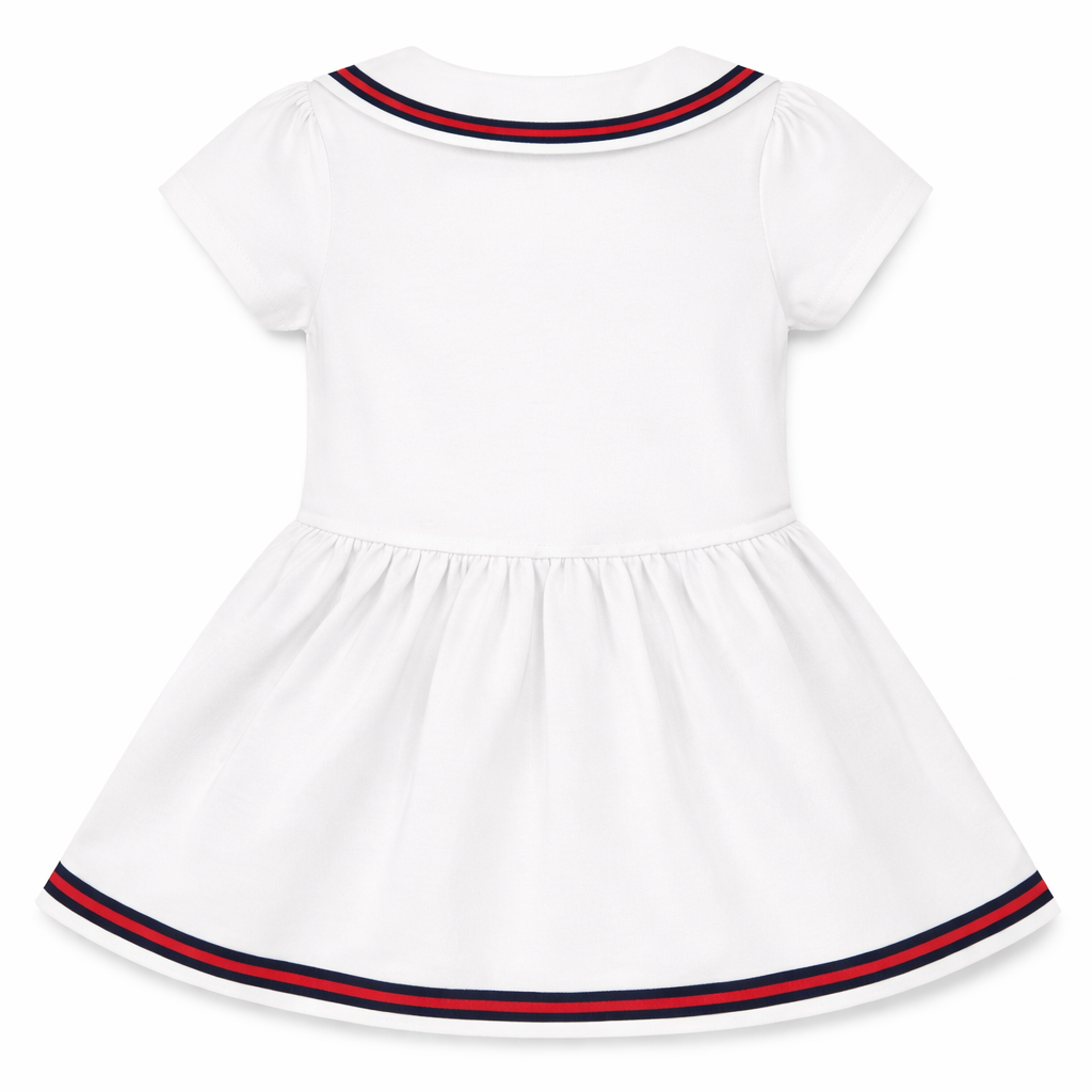 white sailor dress