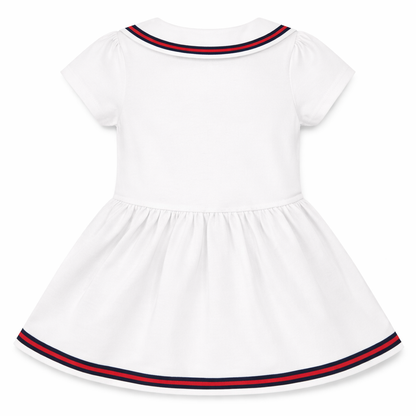 white sailor dress