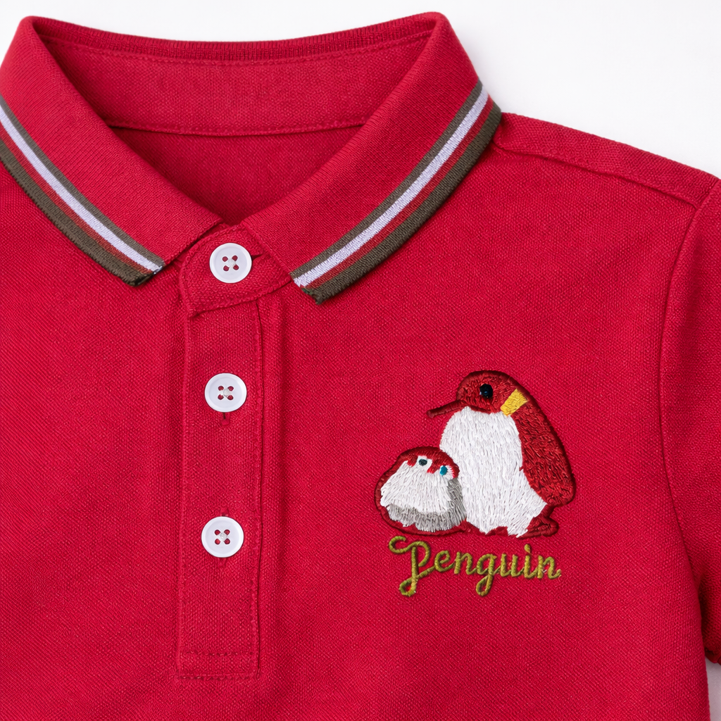 Red Penguin Classic Polo Tee