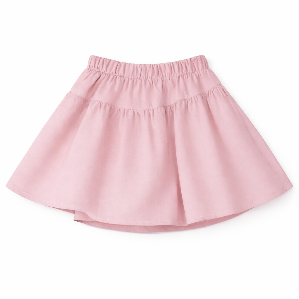 Blush bow ruffle coord set