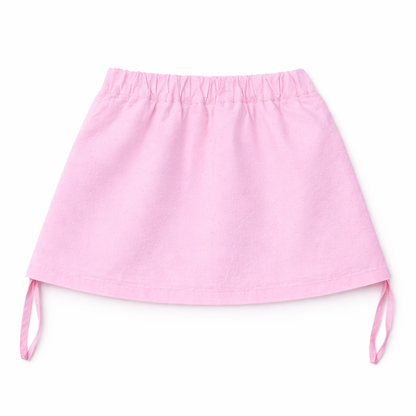 Pink Strap Top & Skirt Set