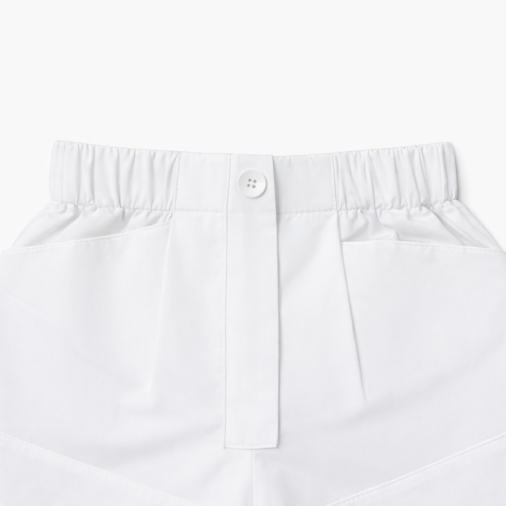 Classic White Casual Shorts